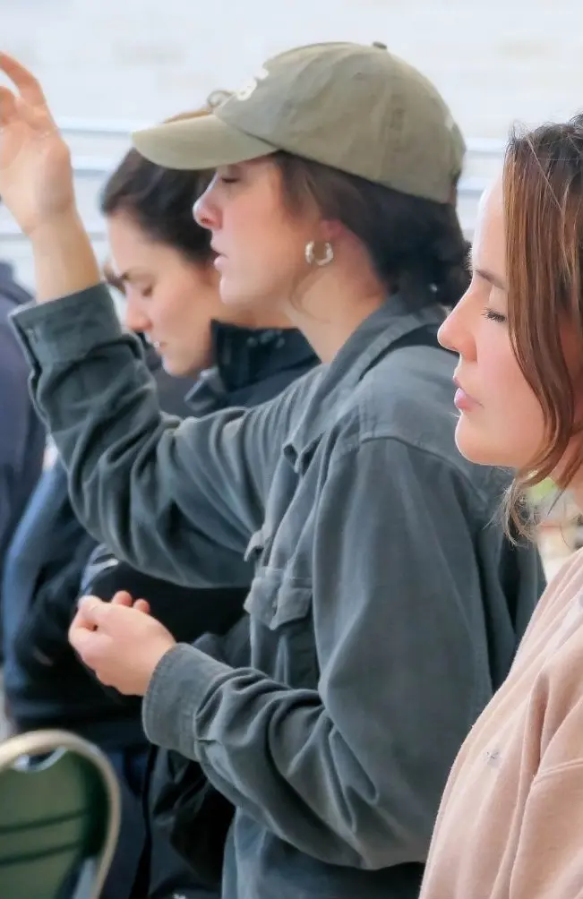 Young people listening closely during a session